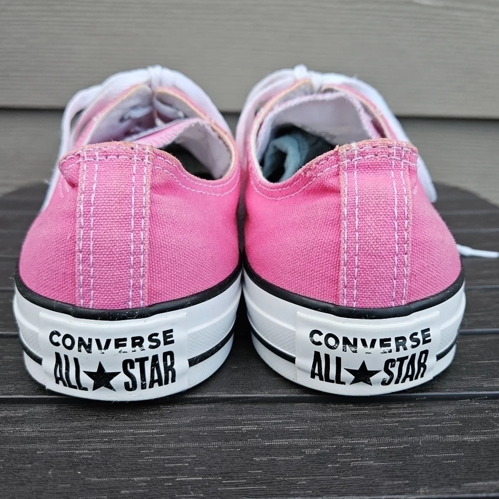 Converse Chuck Taylor Low Top Sneakers Bubblegum Pink Shoes Mens 11.5 Women 13.5